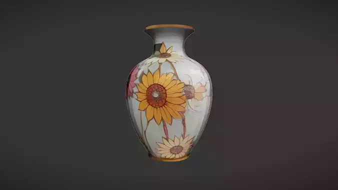 decorative floral vase