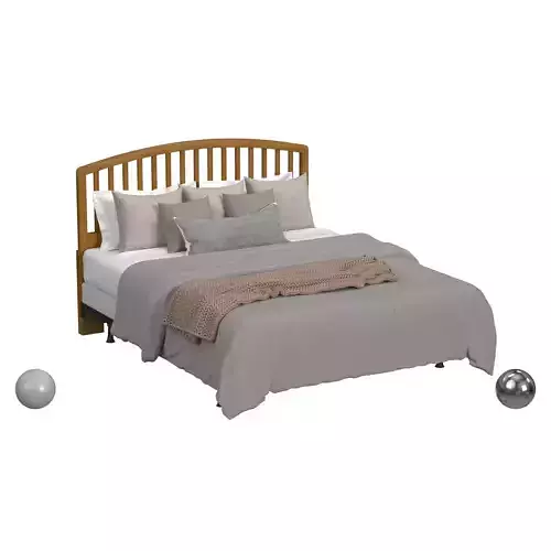 Carolina Wood FullQueen Size Headboard With Frame