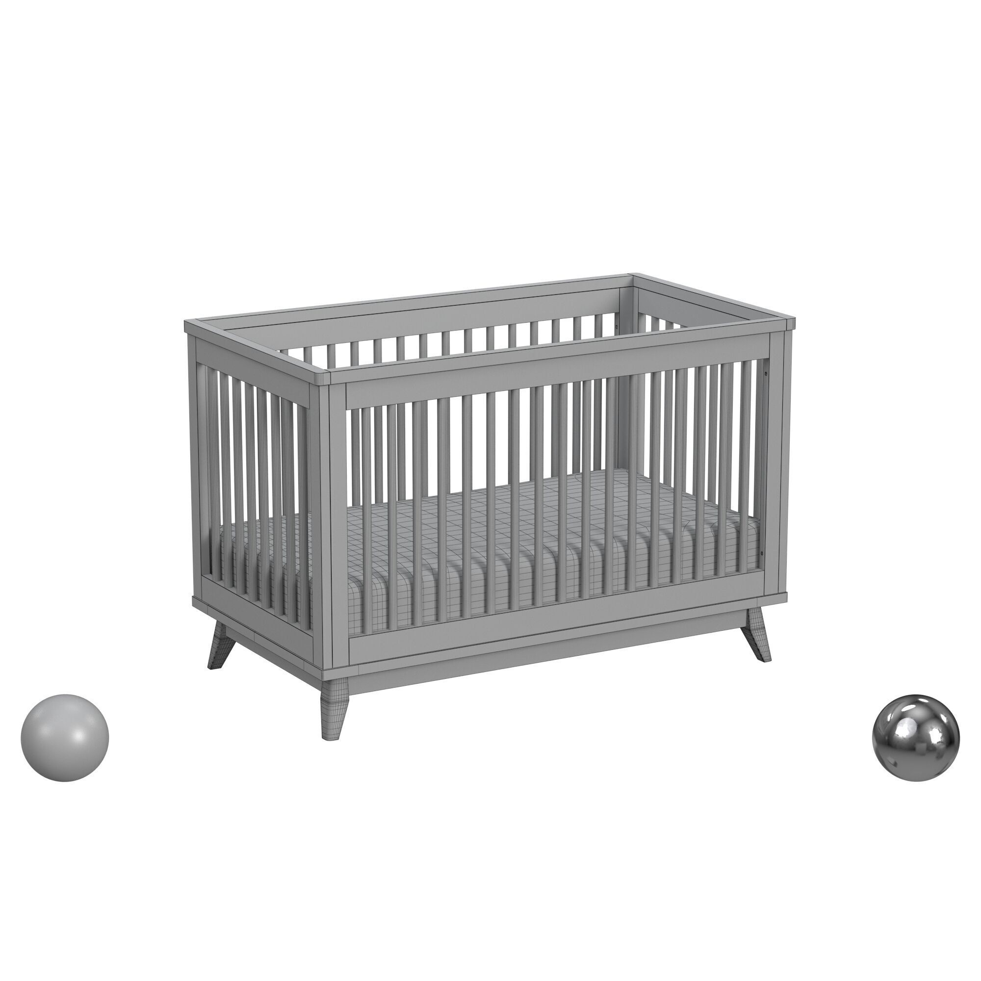 Rowan Cottage Crib 3D model_3