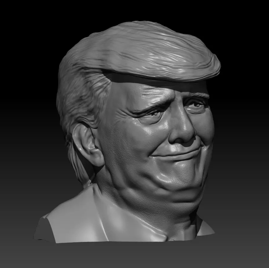 Donald Trump 3D print model_0