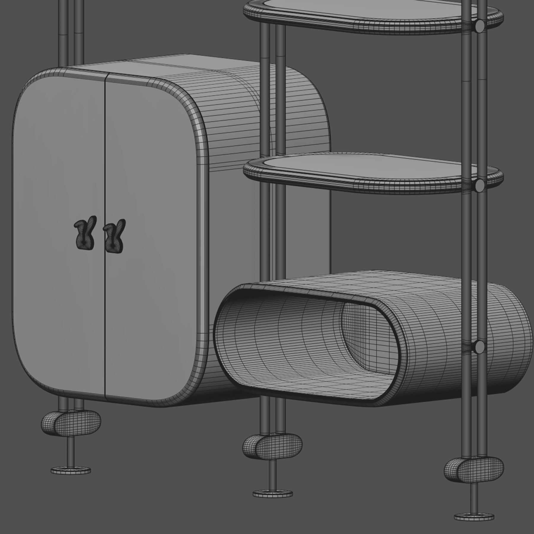 Minelli bookcase by Circu 3D model_10