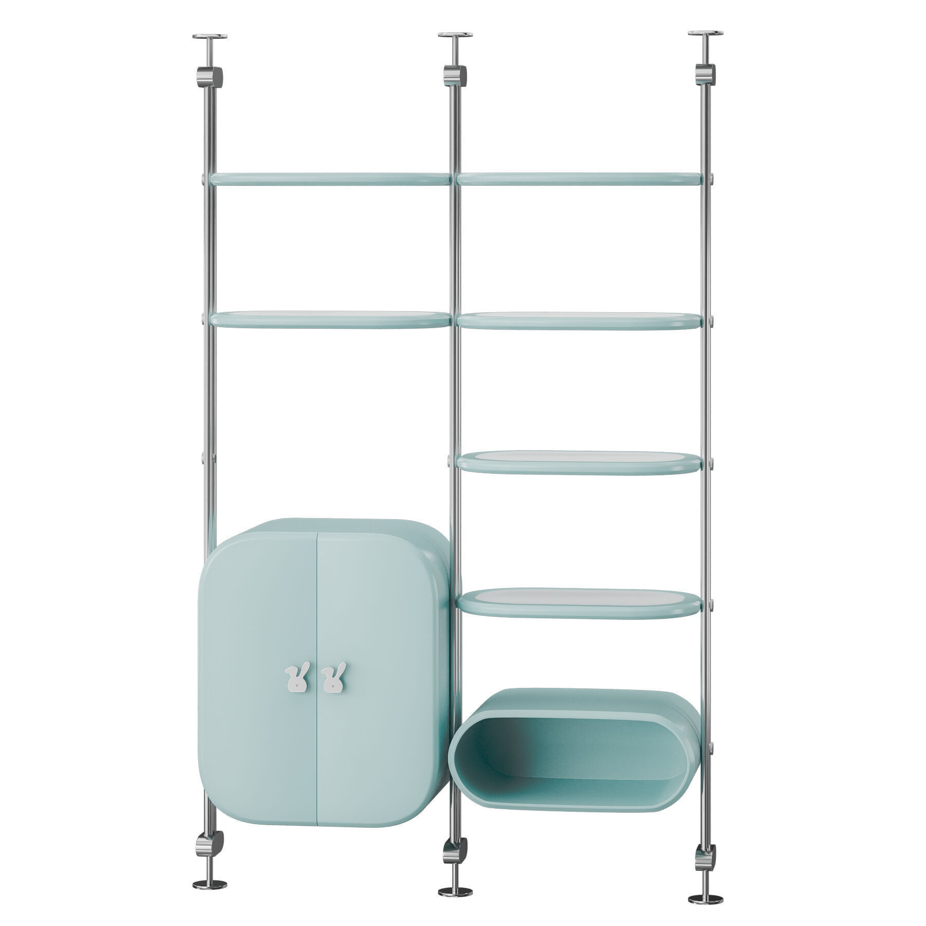 Minelli bookcase by Circu 3D model_1