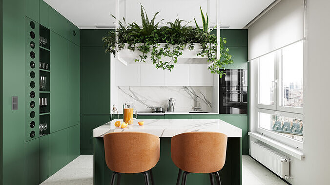 Archineriors vol 68 - minimalist apartment scene 3D model 2