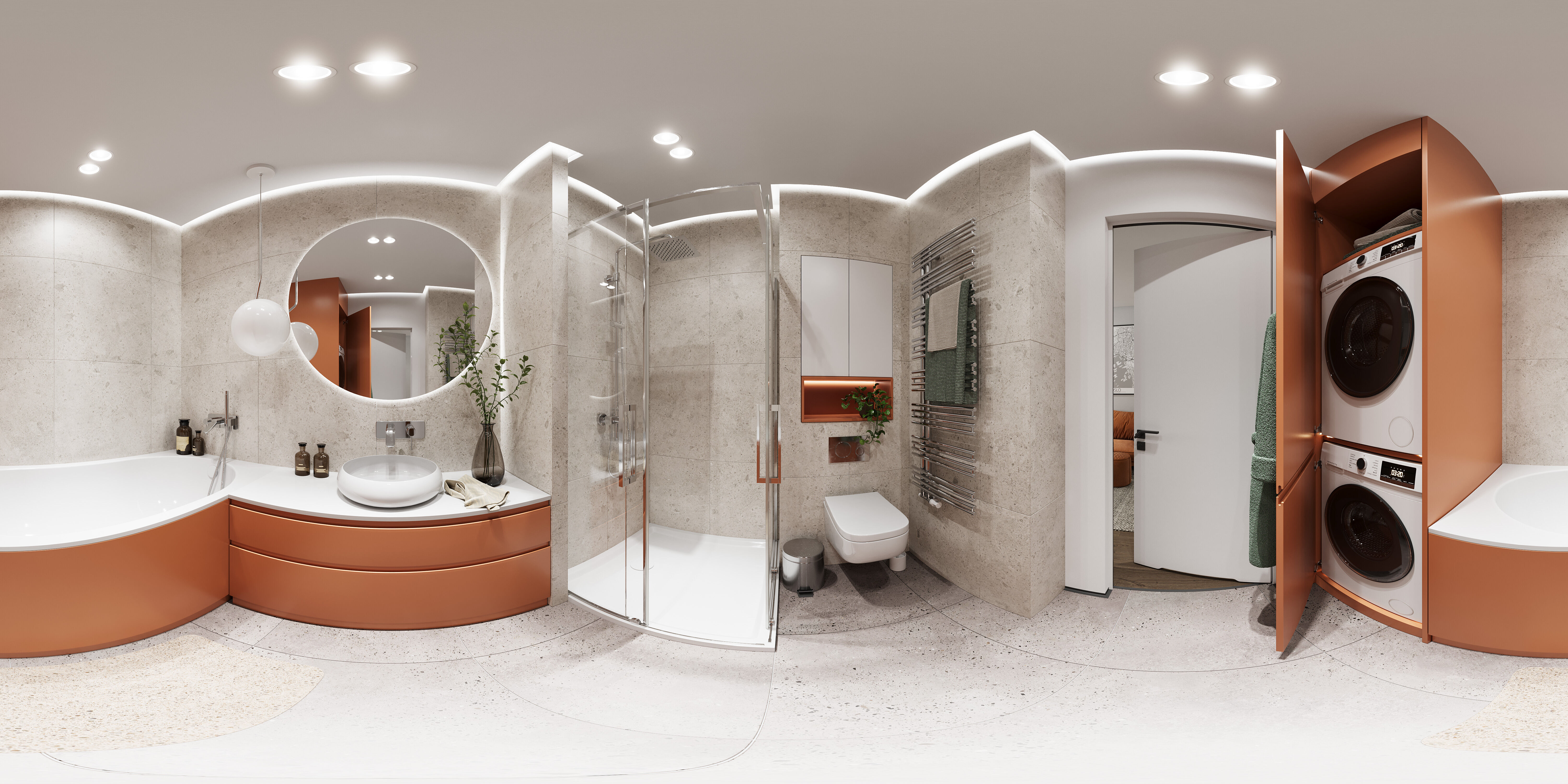 Archineriors vol 68 - minimalist apartment scene 3D model_12