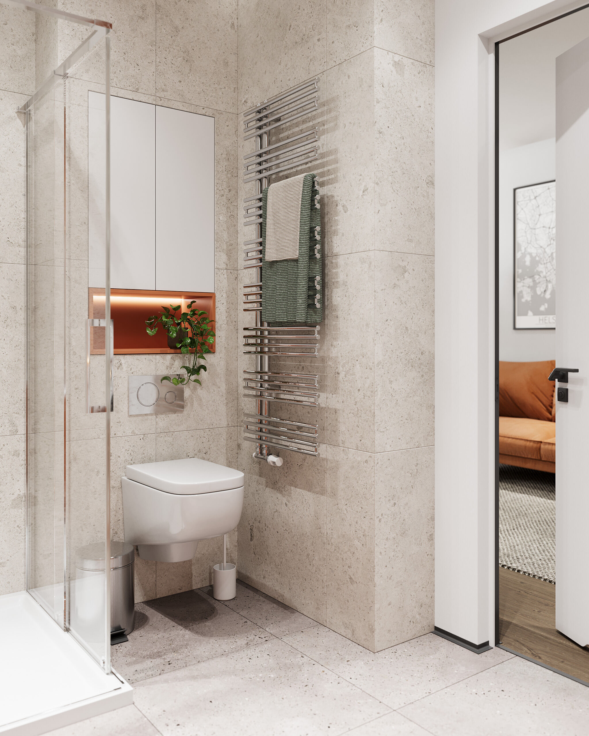 Archineriors vol 68 - minimalist apartment scene 3D model_8