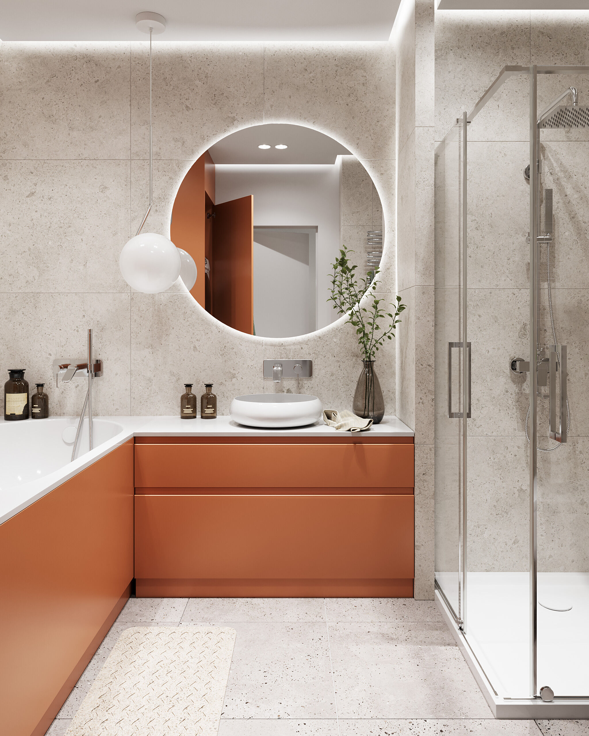 Archineriors vol 68 - minimalist apartment scene 3D model_9