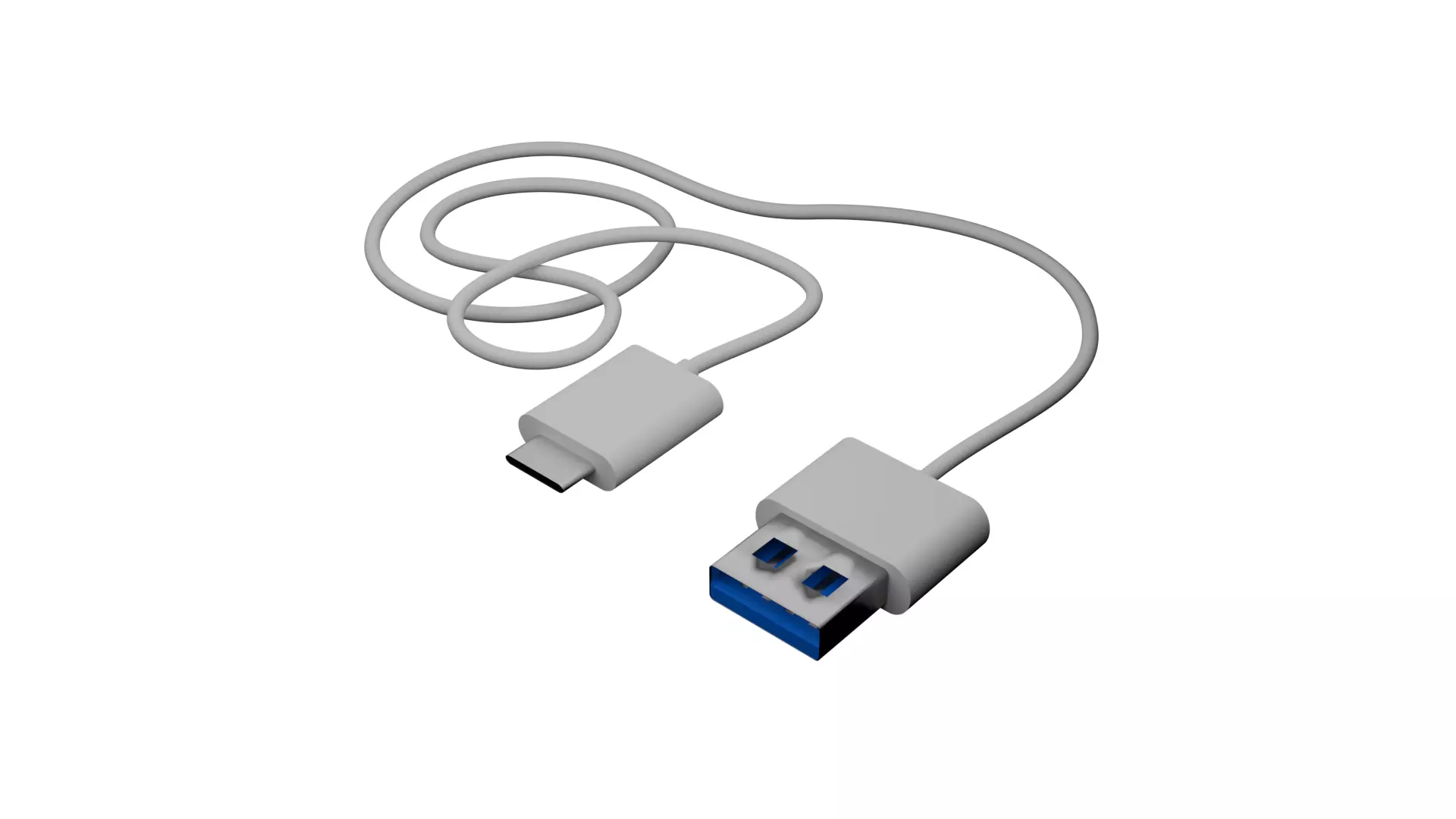 Type C USB cabel Free 3D model