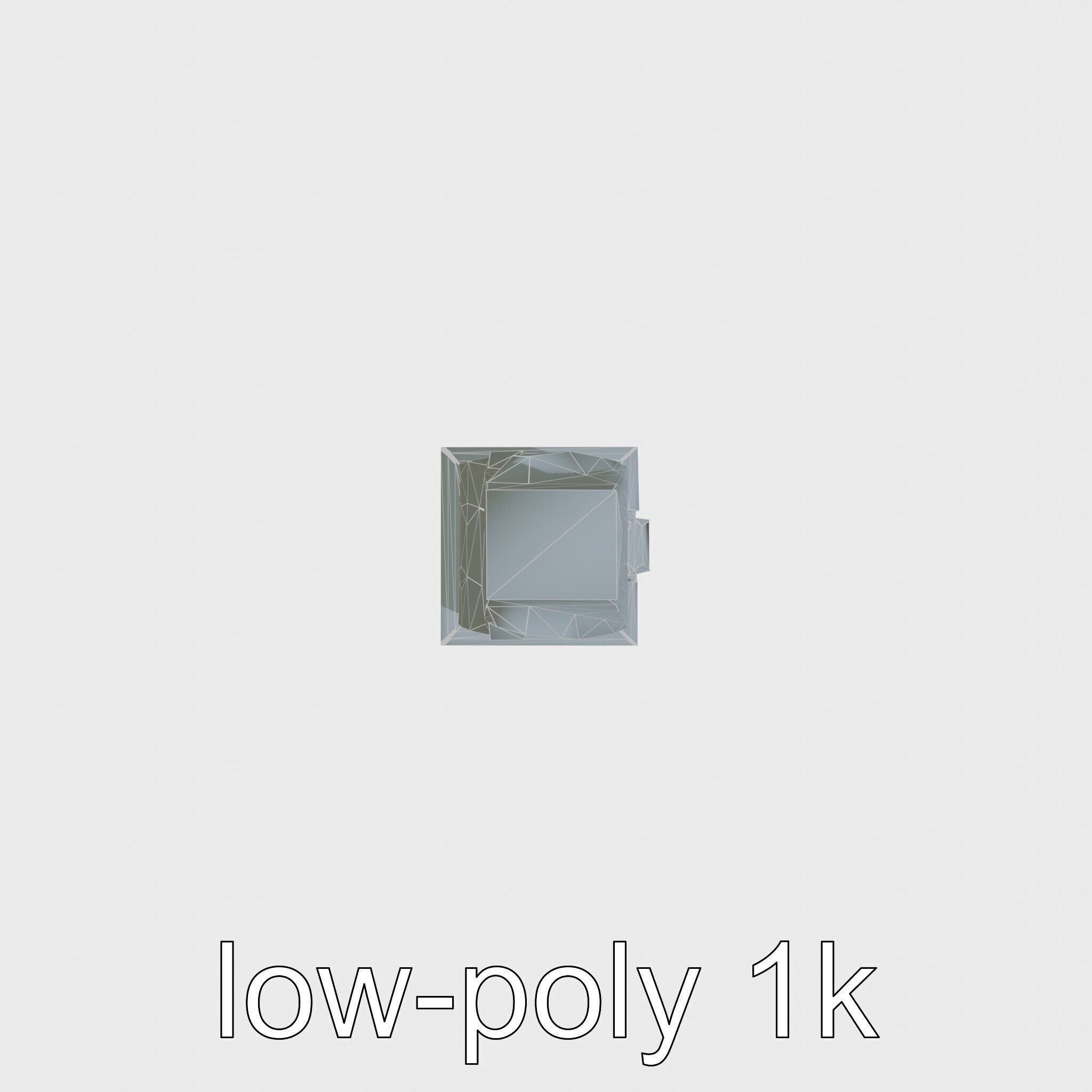 Futuristic Skyscraper Architectural Design Low-poly 3D model_11