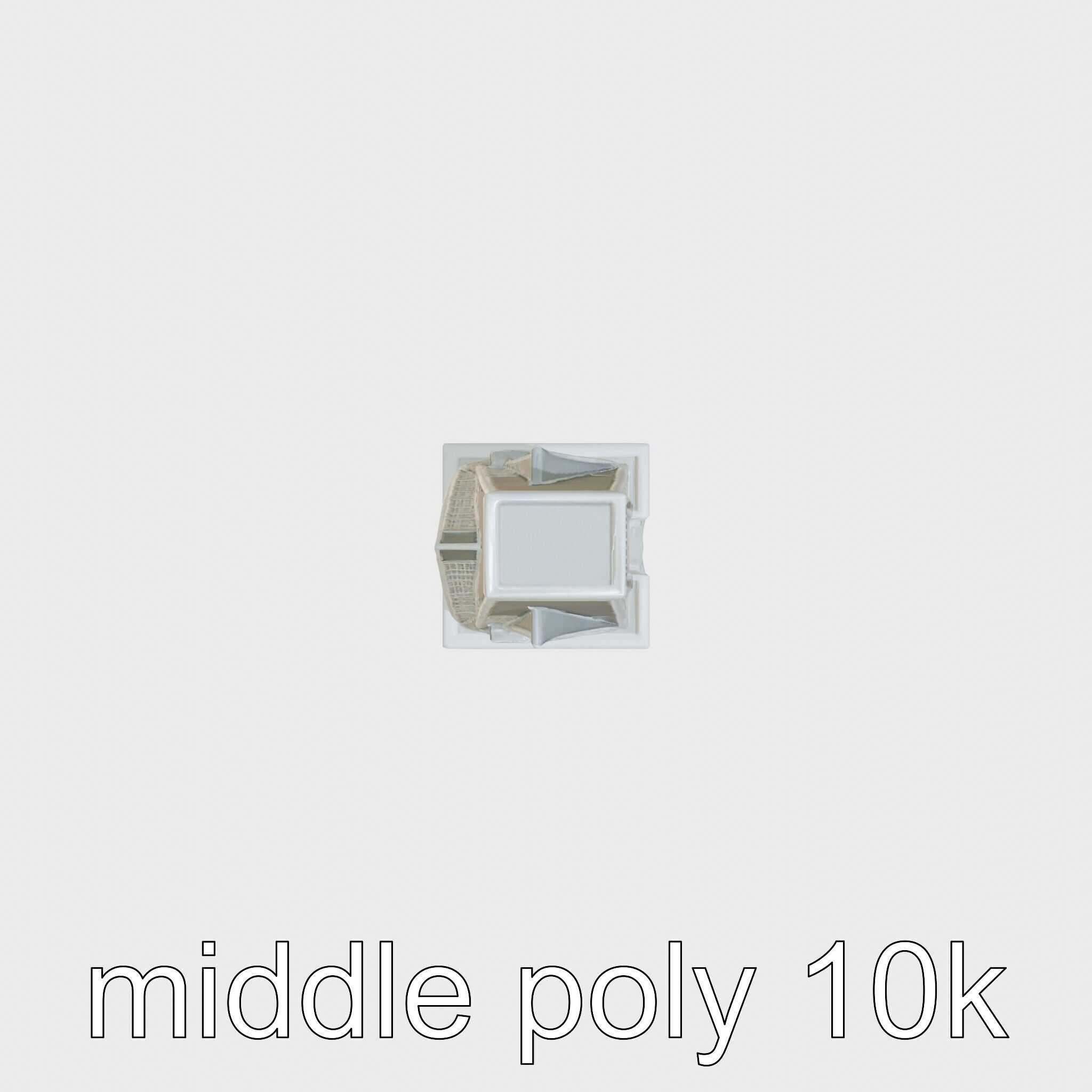 Futuristic Skyscraper Architectural Design Low-poly 3D model_20