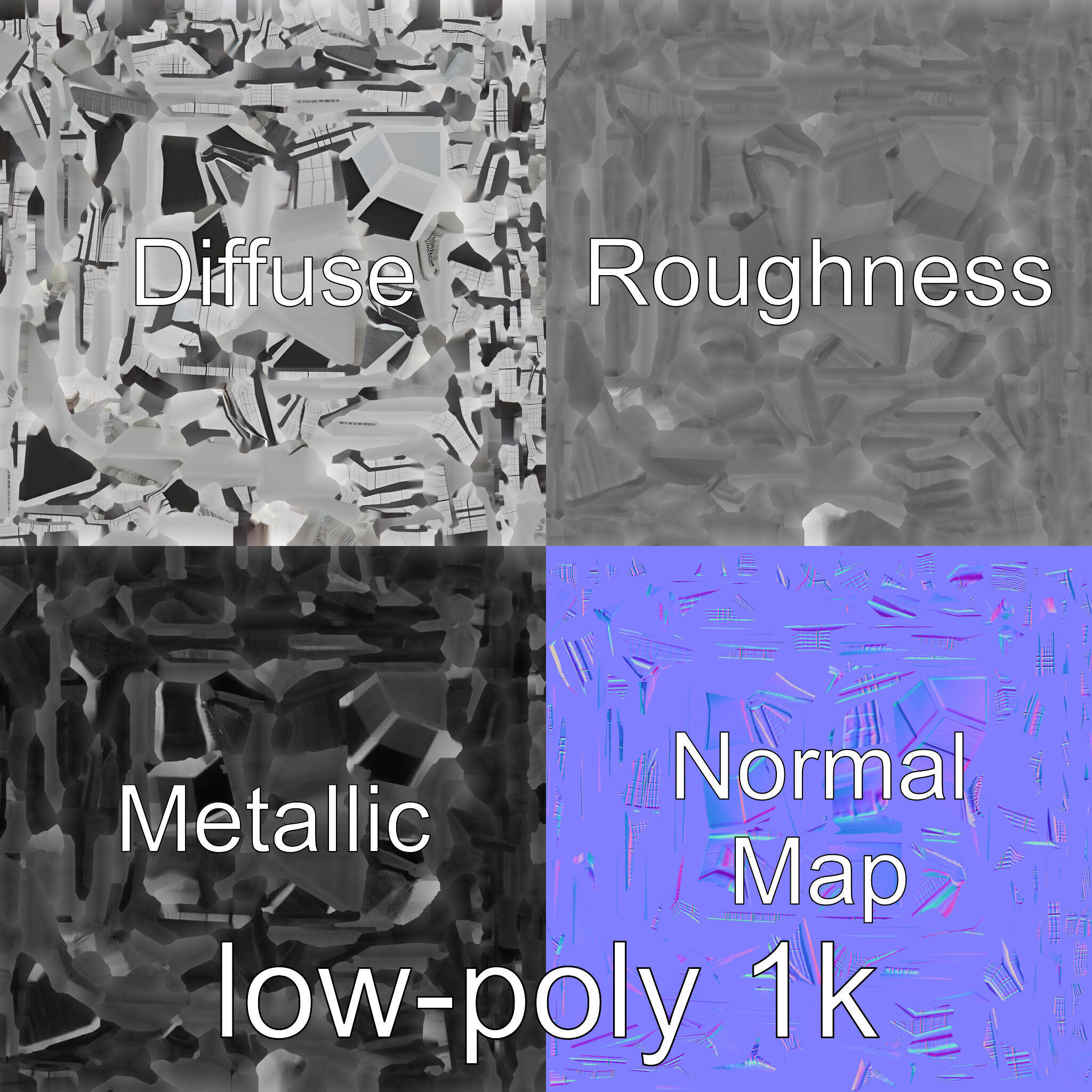 Futuristic Skyscraper Architectural Design Low-poly 3D model_1