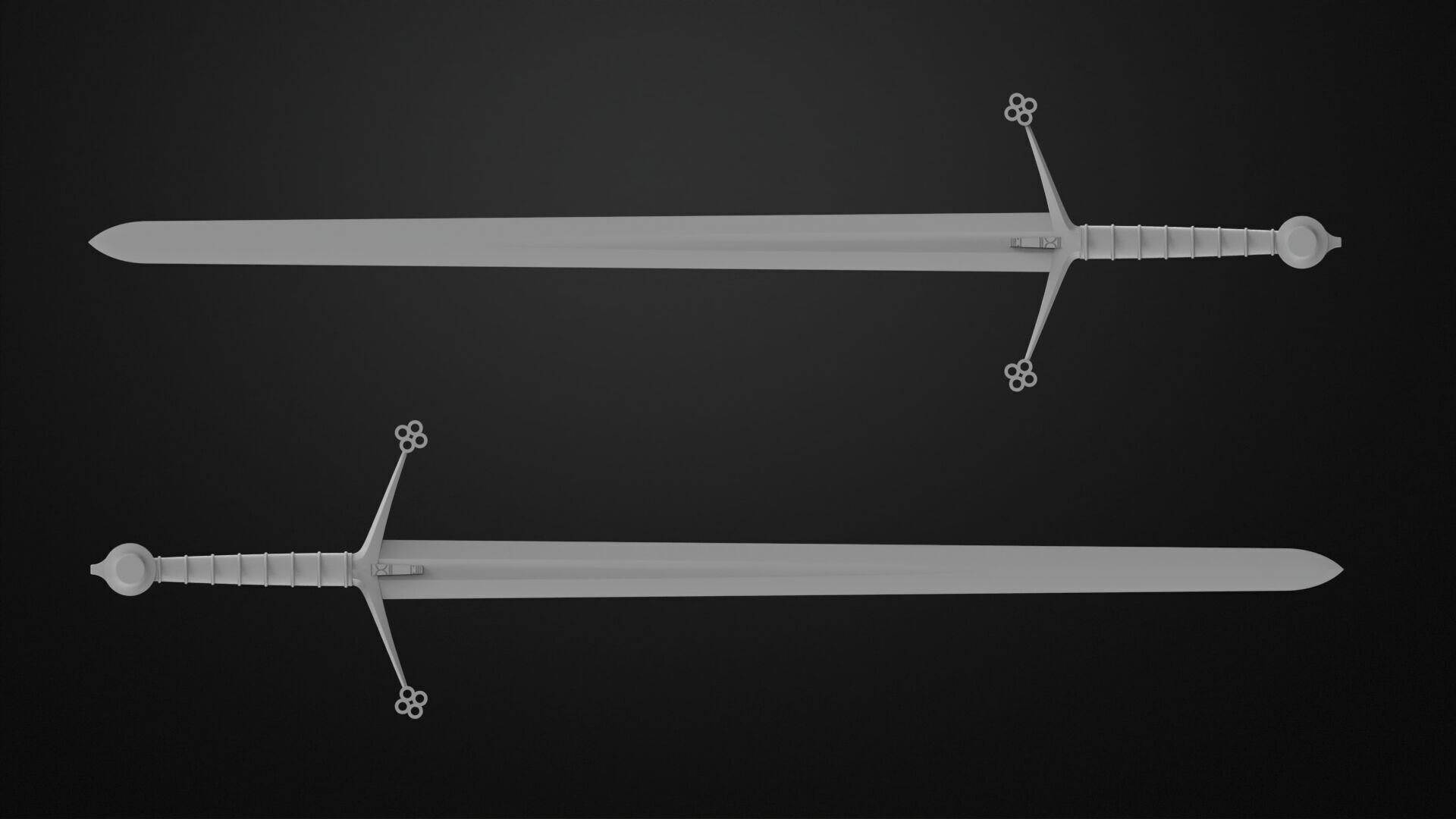 Weapons Encyclopedia 006 Claymore 3D print model_2