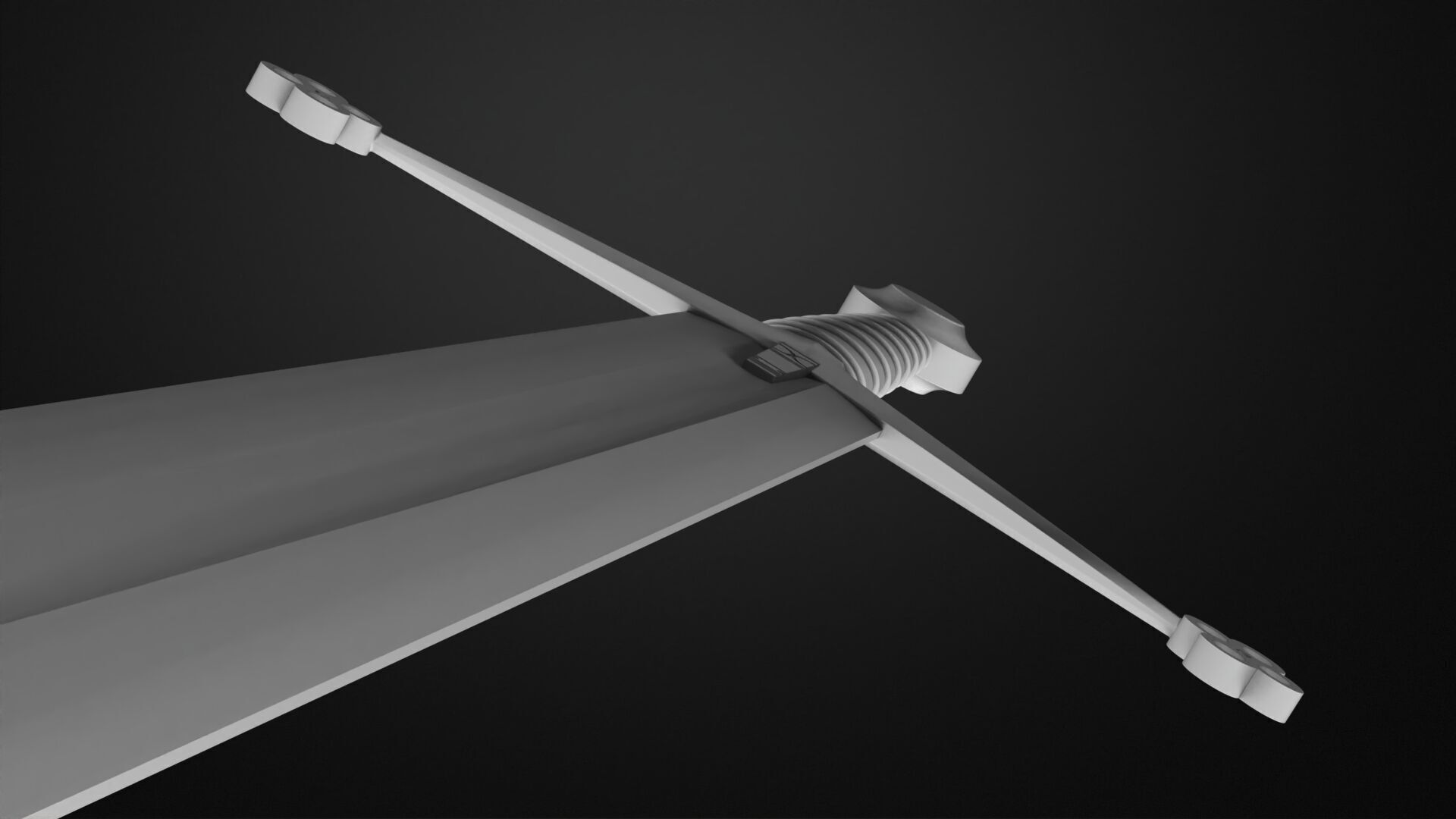 Weapons Encyclopedia 006 Claymore 3D print model_7