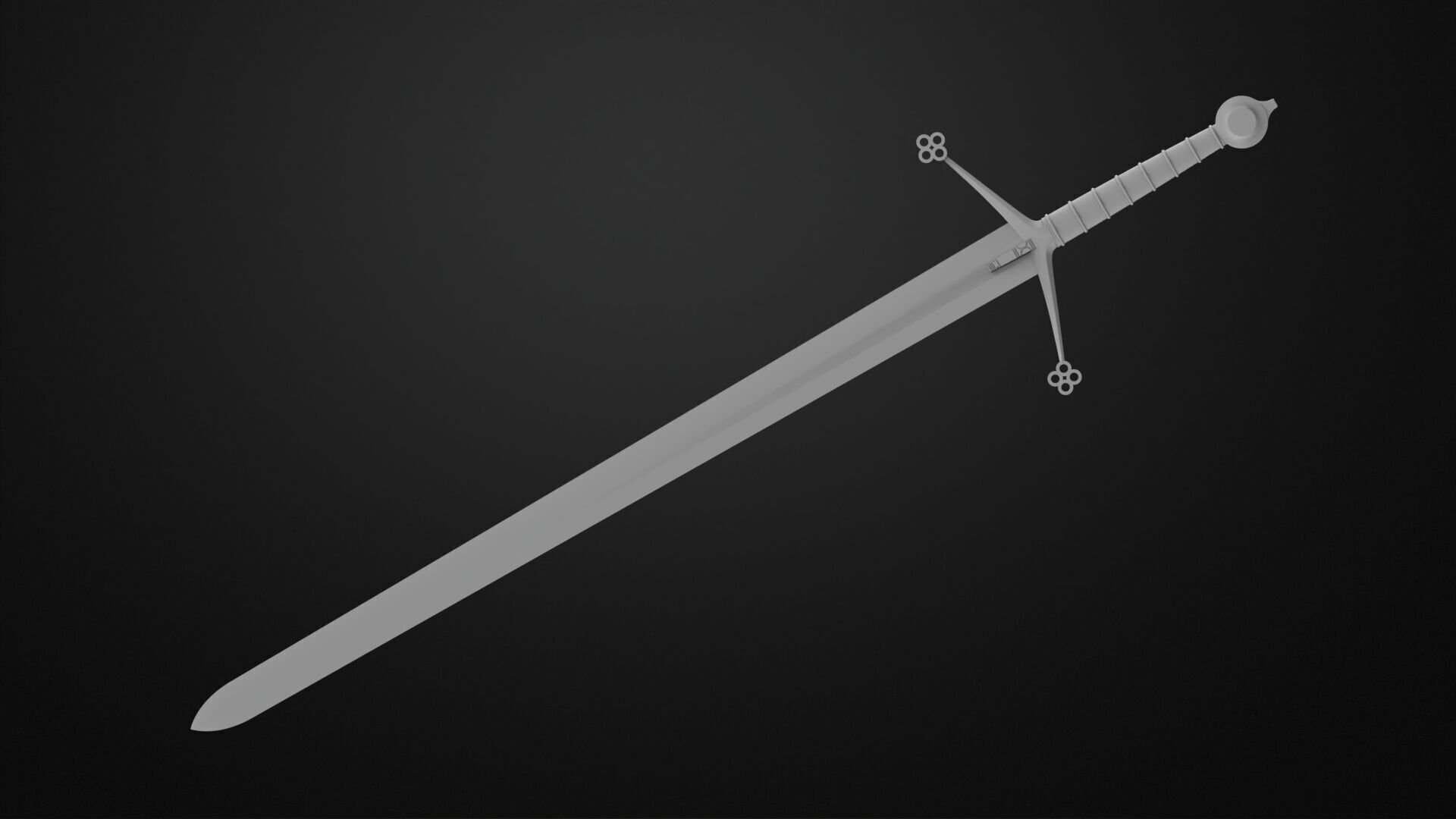 Weapons Encyclopedia 006 Claymore 3D print model_1