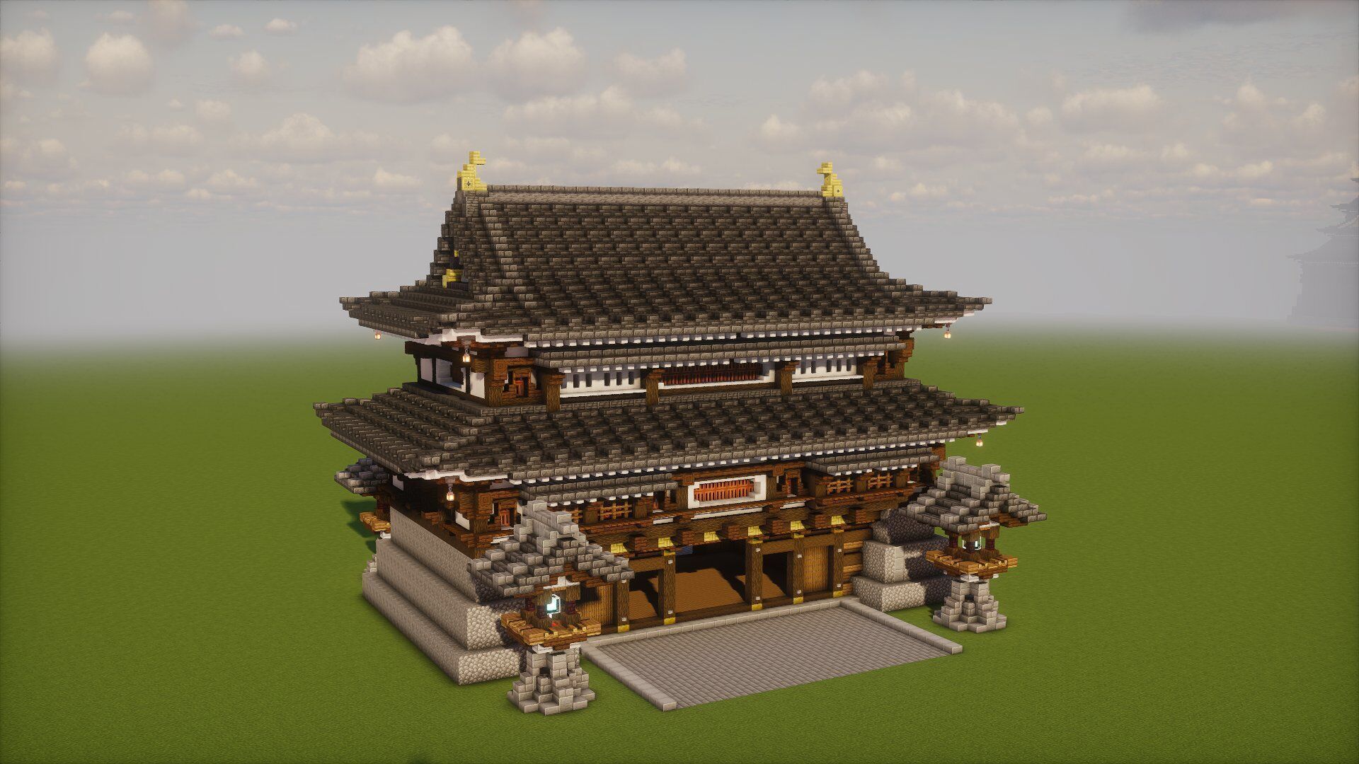 Japanese Castle - 3D MODEL Jiu Yue Castle Hatogoe Gate 3D model_2