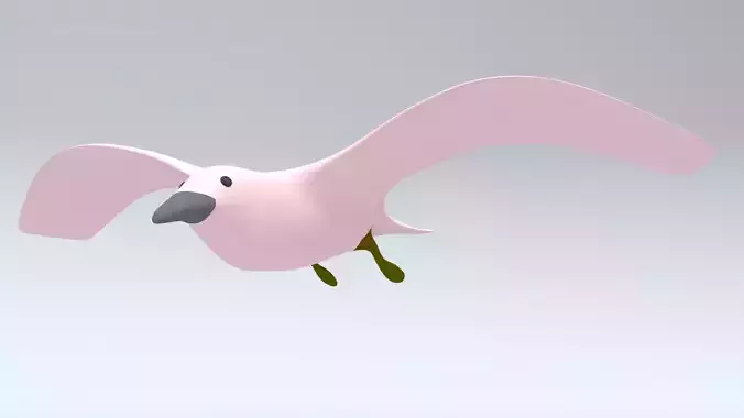 Bird - Rigged and Animated