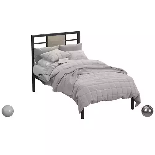 Midtown Youth Twin Bed-BlackEbano Missouri Furniture