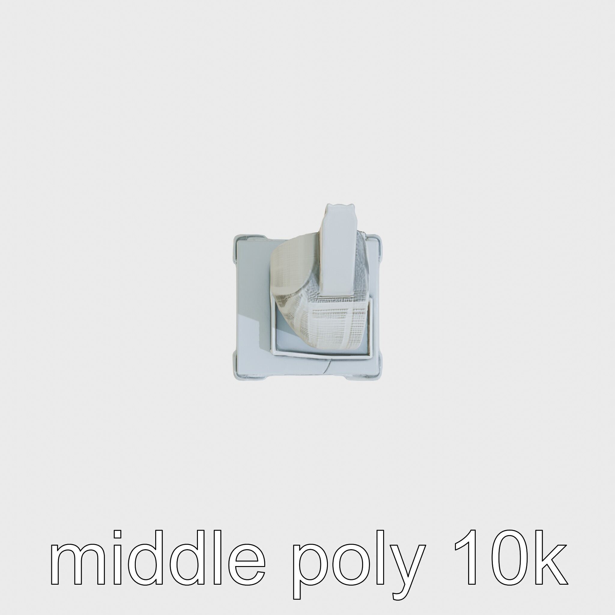 Futuristic Skyscraper Architectural Model Low-poly 3D model_19