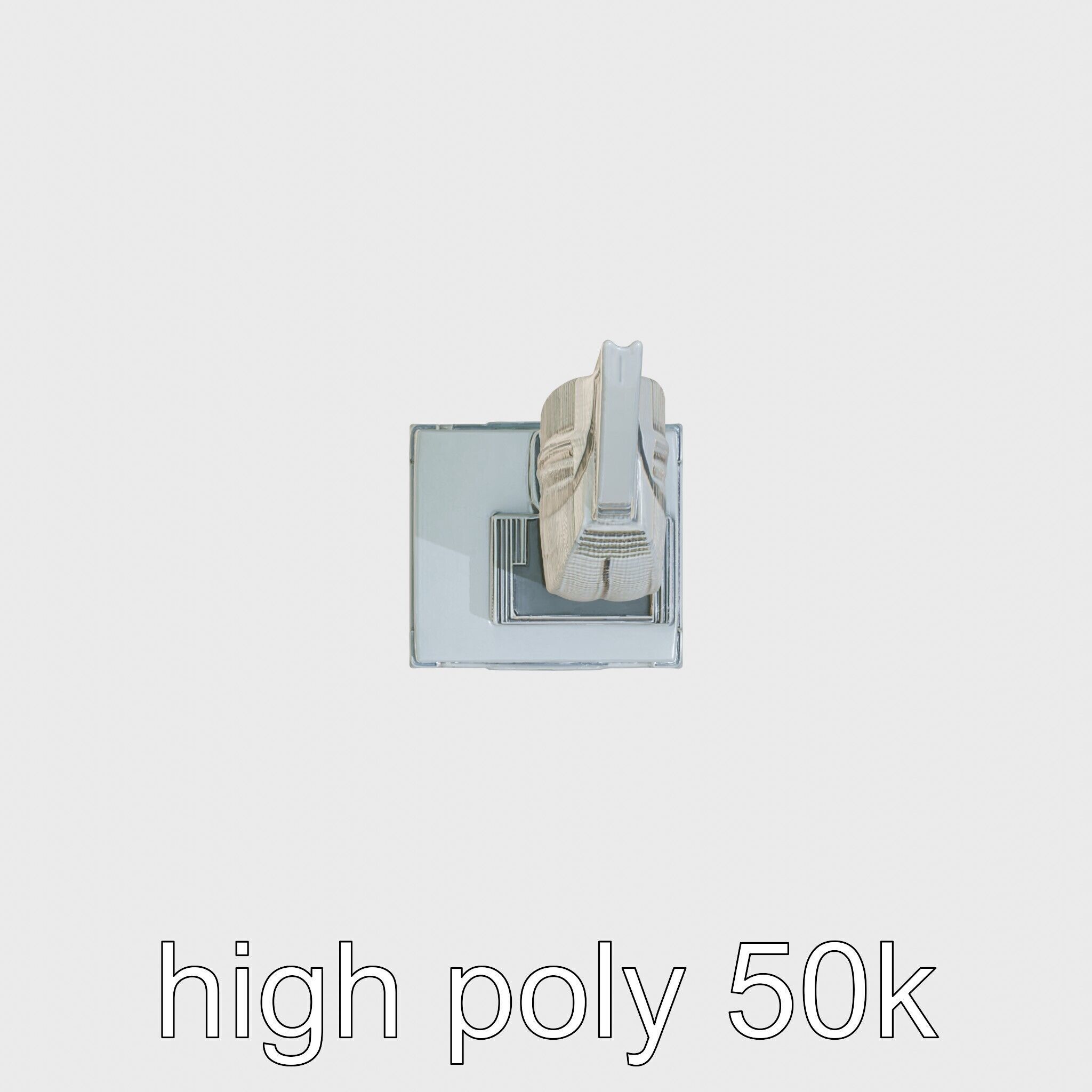 Futuristic Skyscraper Architectural Model Low-poly 3D model_8