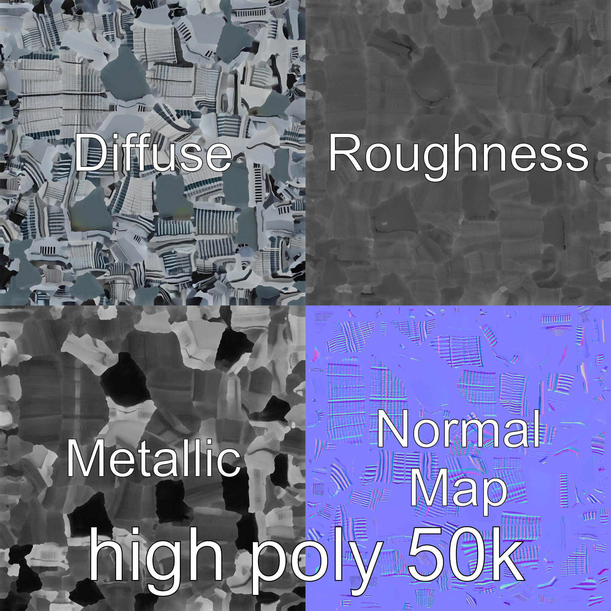 Futuristic Skyscraper Architectural Model Low-poly 3D model_30