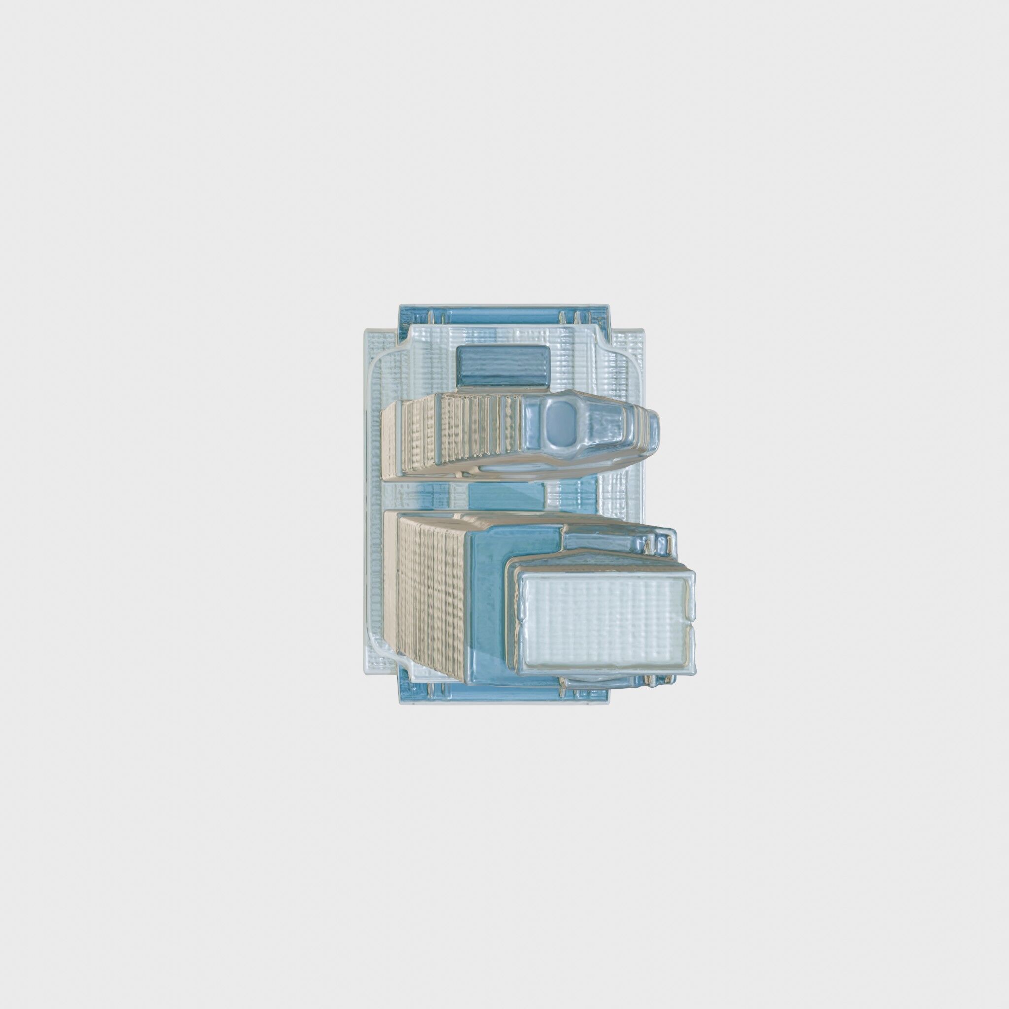 Futuristic Skyscraper Architectural Design Low-poly 3D model_2