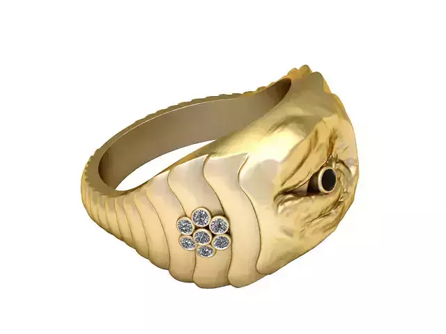 LUXURY ENGAGEMENT RING 3D PRINTABLE MODEL