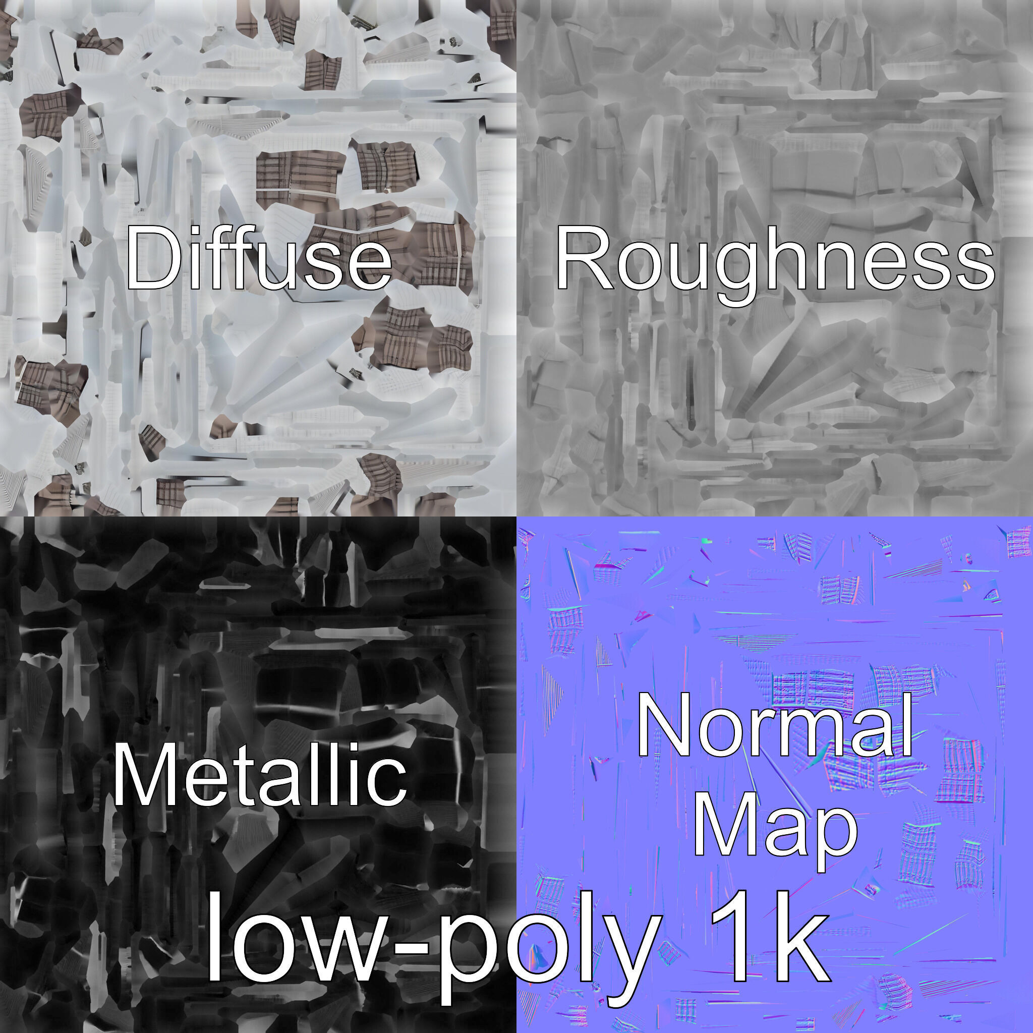 Futuristic Skyscraper Architectural Structure Low-poly 3D model_1