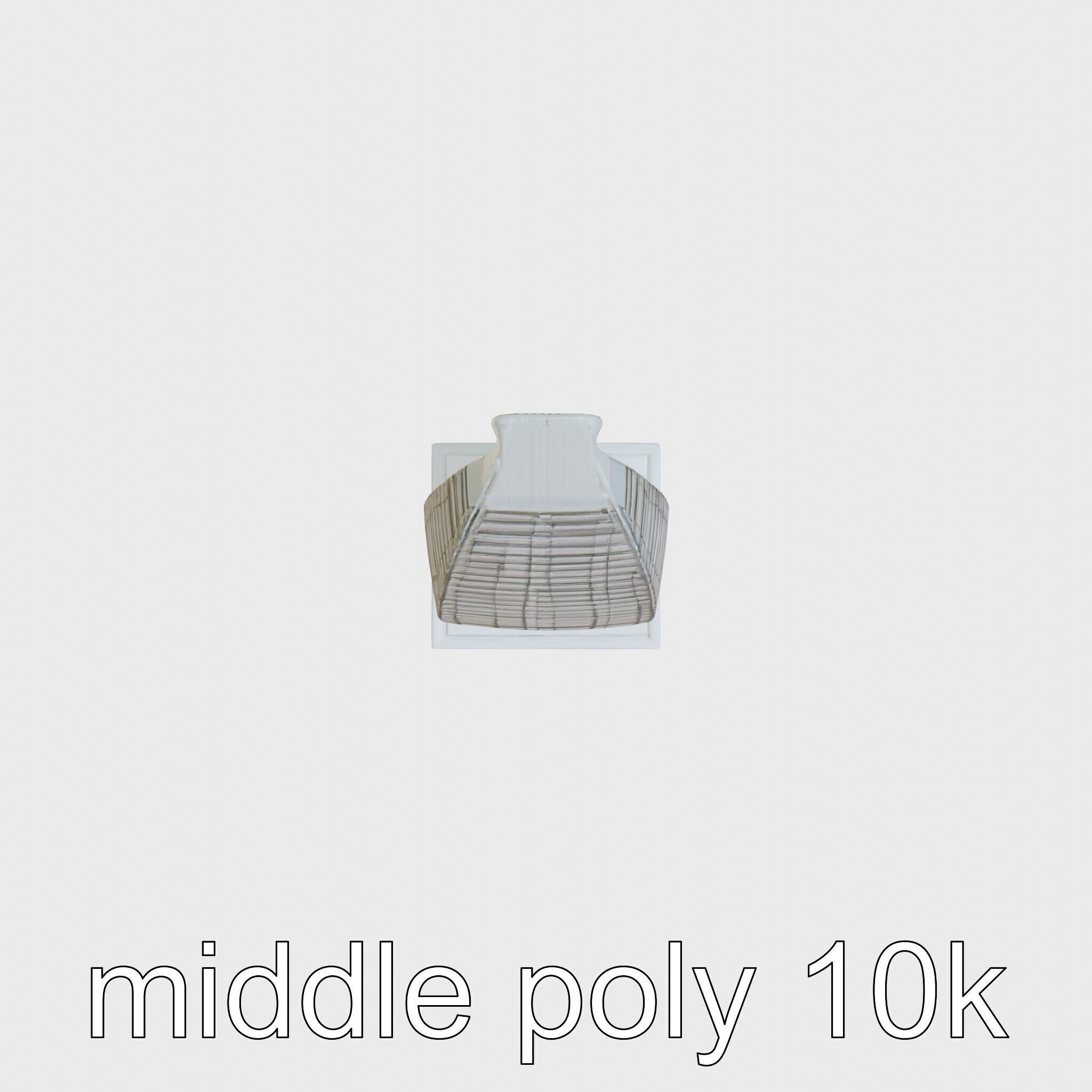 Futuristic Skyscraper Architectural Structure Low-poly 3D model_23