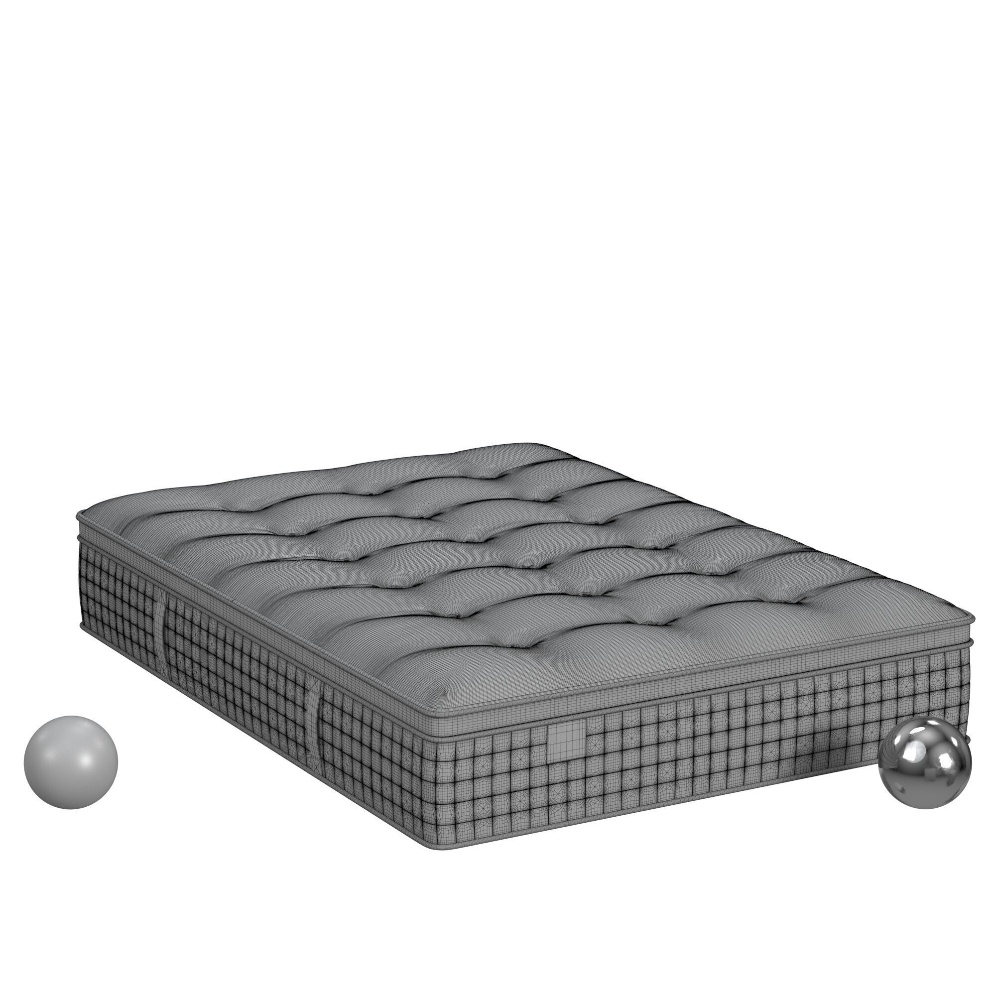 HEMINGWAY KEY WEST PILAR PERMATUFT EUROTOP MATTRESS 3D model_3
