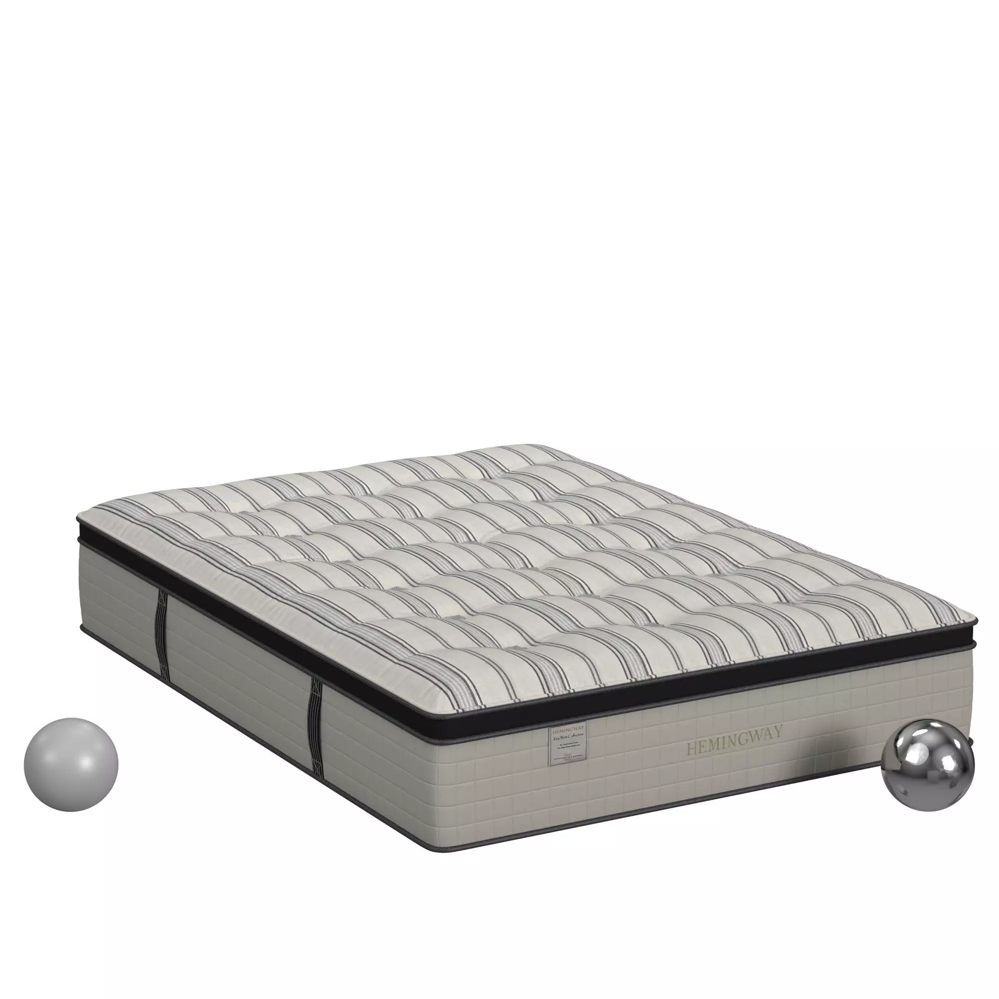 HEMINGWAY KEY WEST PILAR PERMATUFT EUROTOP MATTRESS 3D model_0