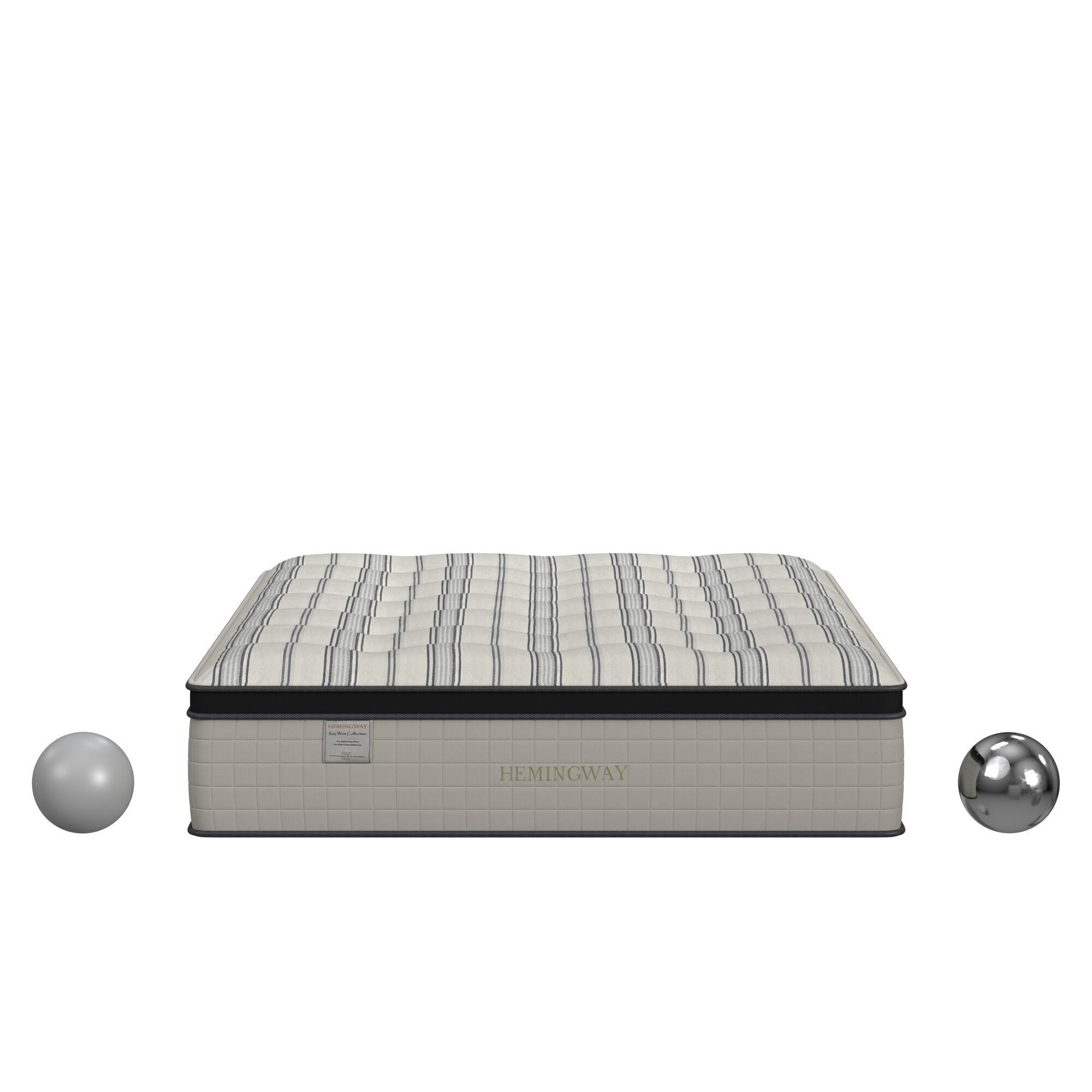HEMINGWAY KEY WEST PILAR PERMATUFT EUROTOP MATTRESS 3D model_1