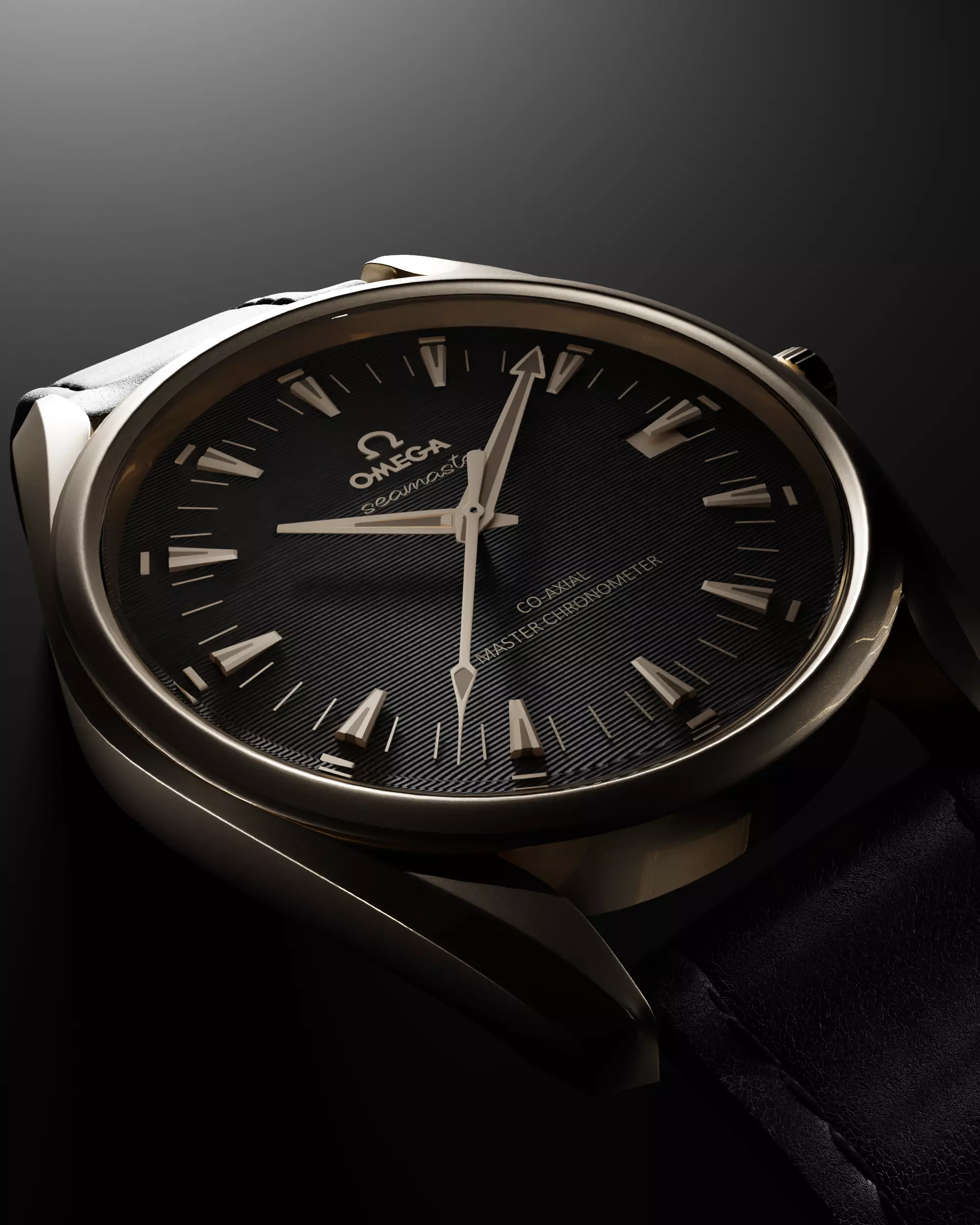 Luxury Watch Rigged 3D Model 3D model_0