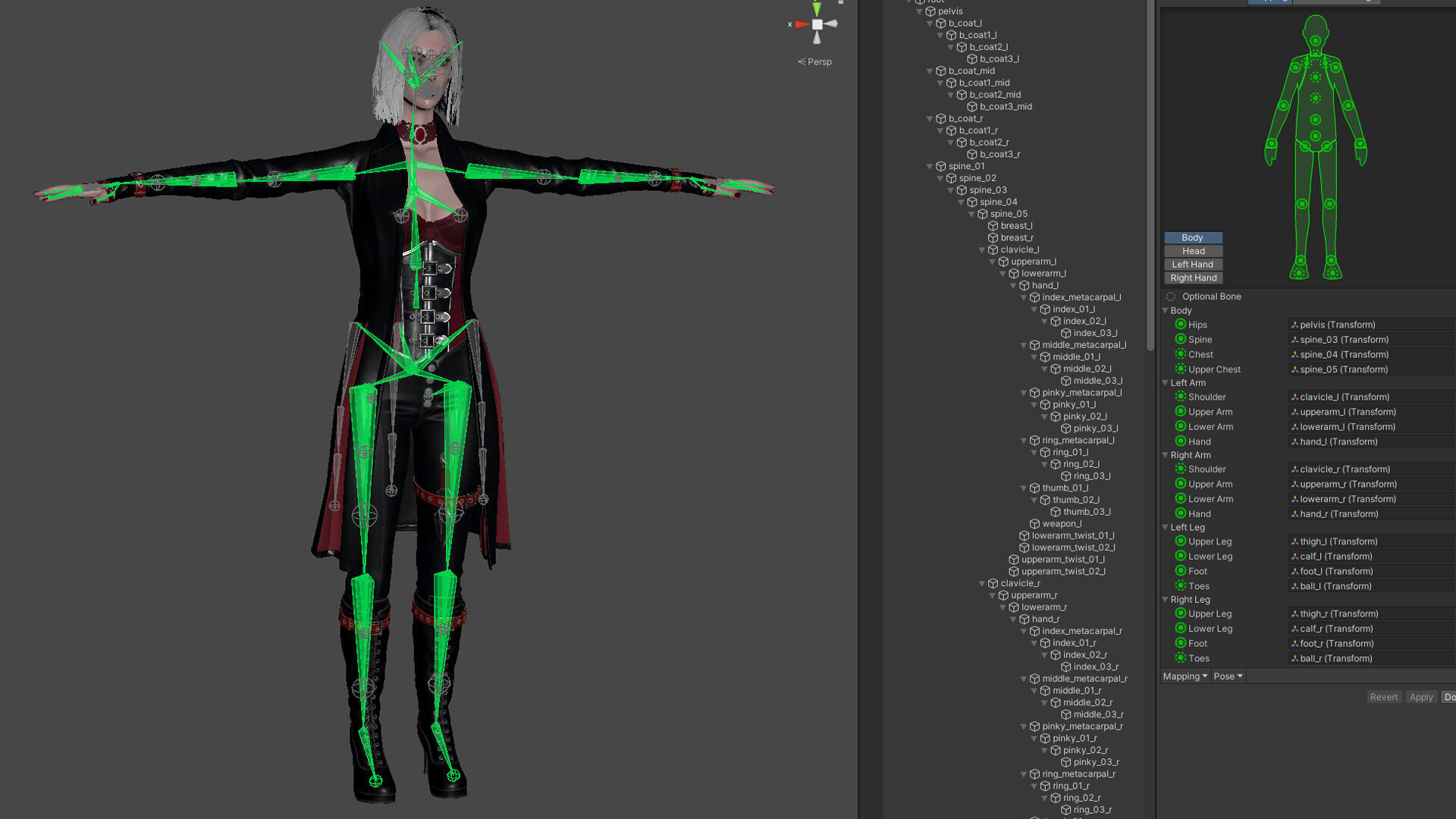 Vampire Luna Low-poly 3D model_16