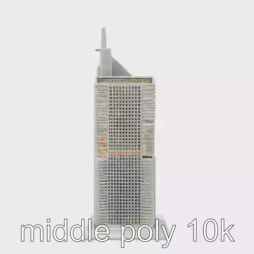 Futuristic Skyscraper Architectural Model