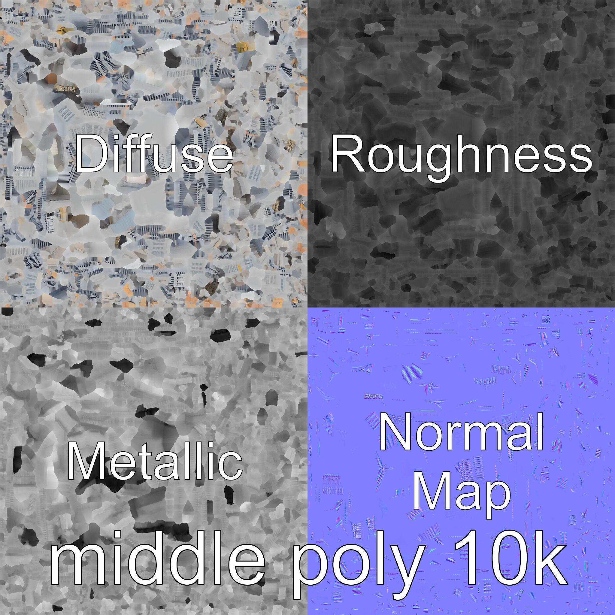 Futuristic Skyscraper Architectural Model Low-poly 3D model_28