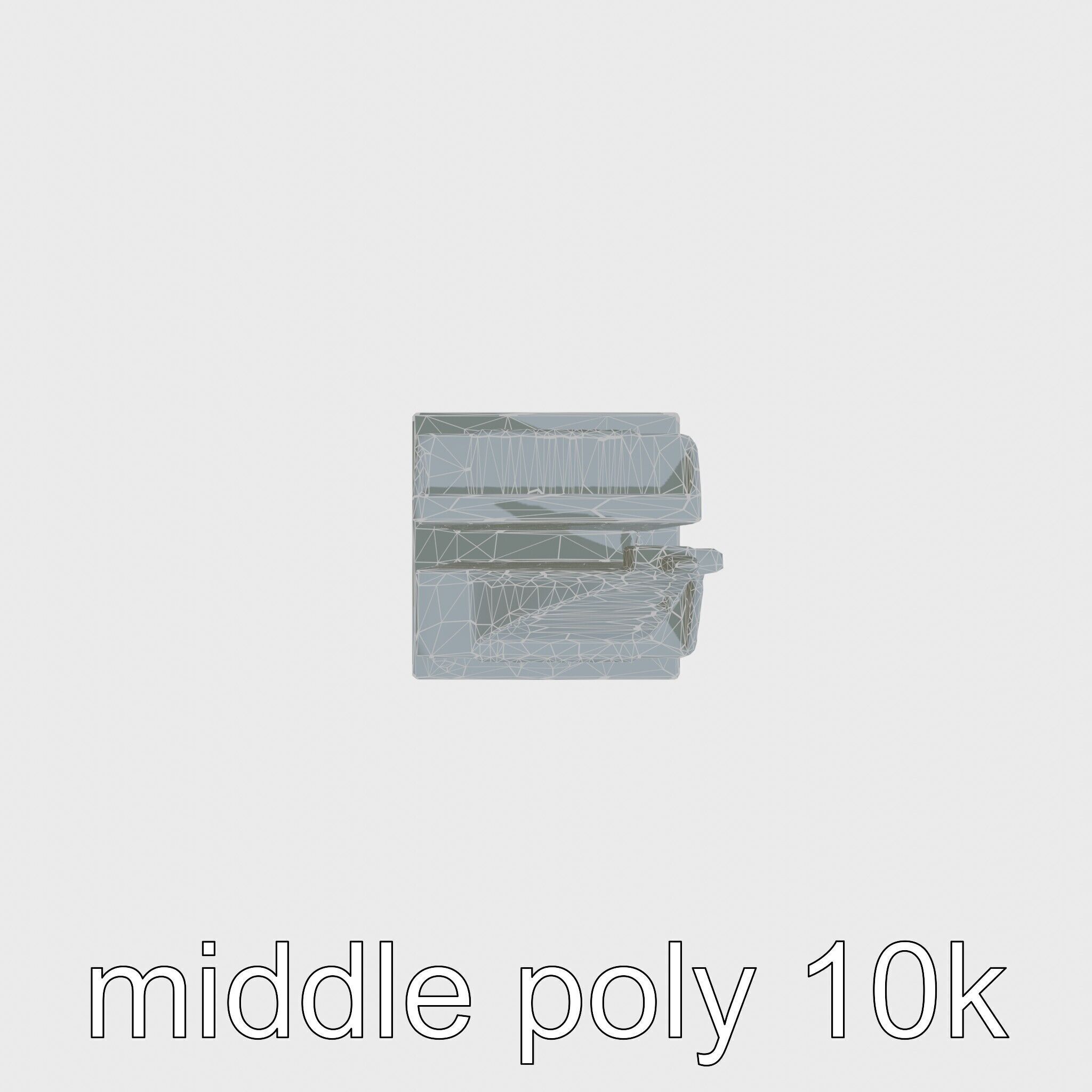 Futuristic Skyscraper Architectural Model Low-poly 3D model_16