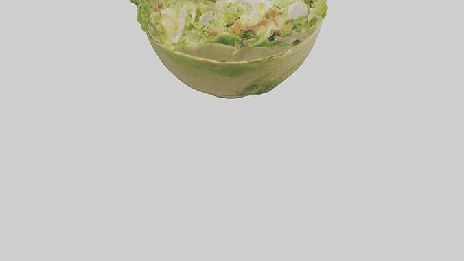 Caesar salad model 3D model 5