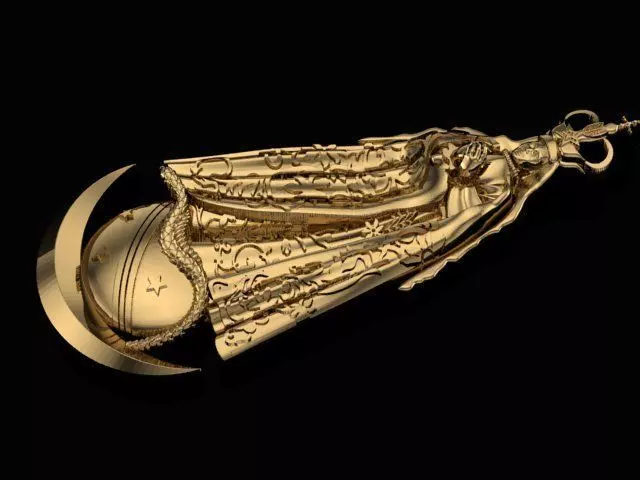 Virgin Mary 3D print model