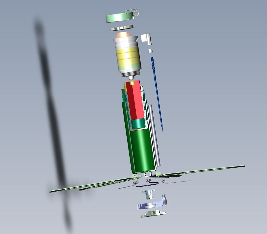 POM 3 Russian fragmentation landmine 3Dprinable moulage 3D model_11
