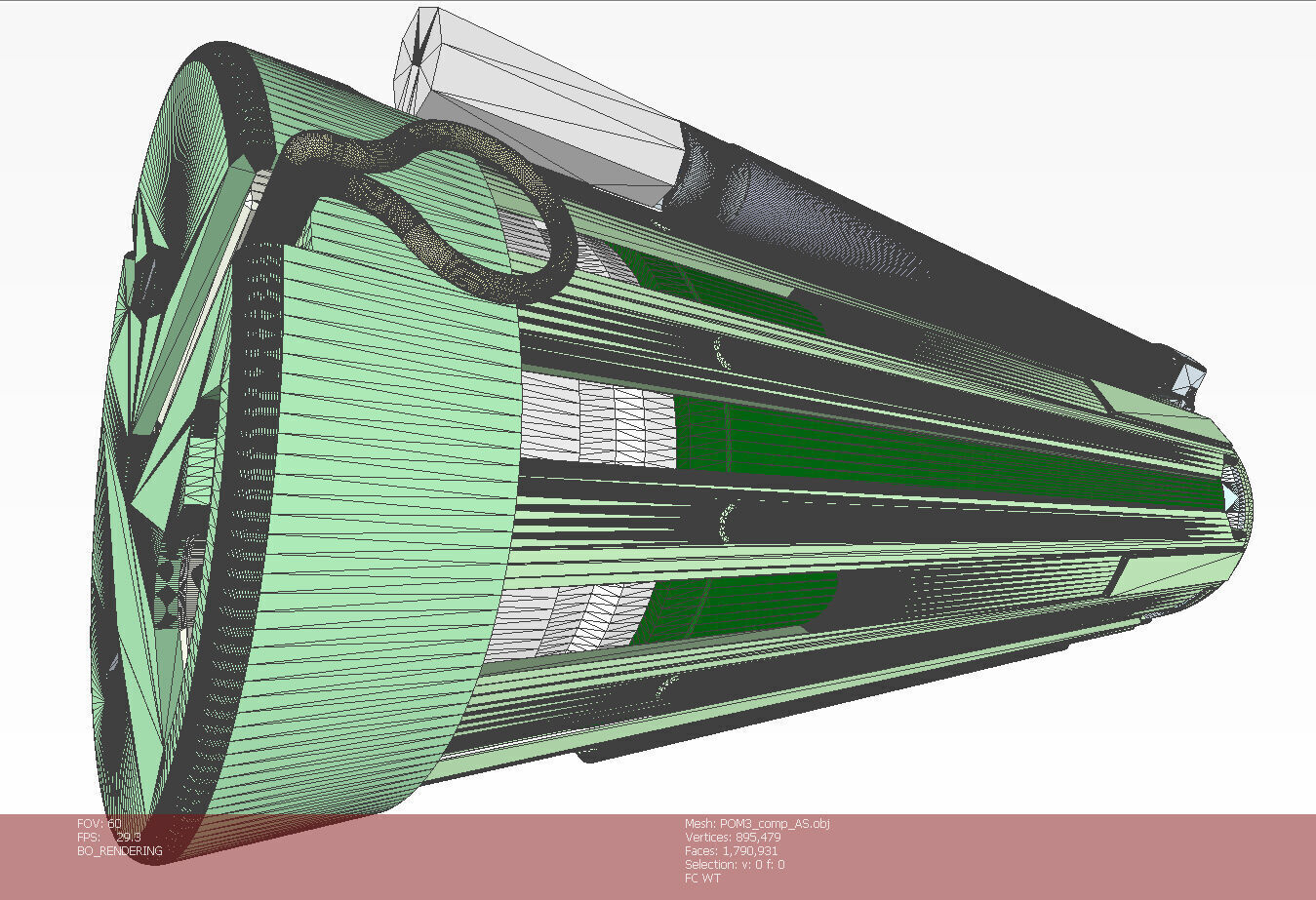 POM 3 Russian fragmentation landmine 3Dprinable moulage 3D model_18