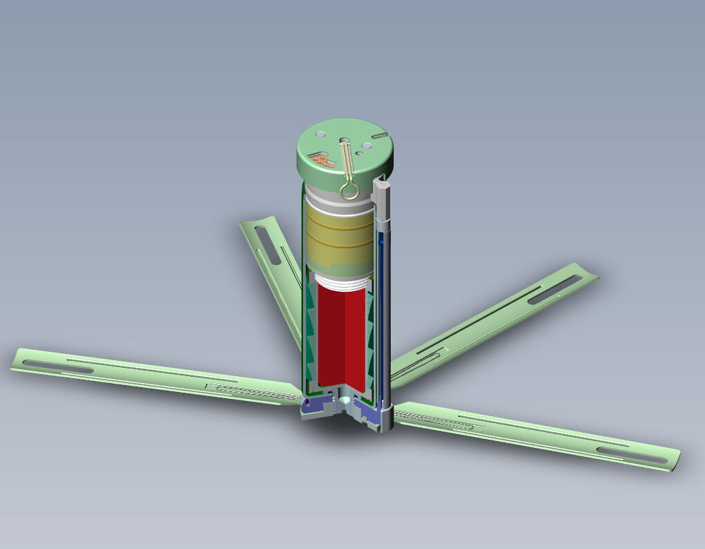 POM 3 Russian fragmentation landmine 3Dprinable moulage 3D model_10