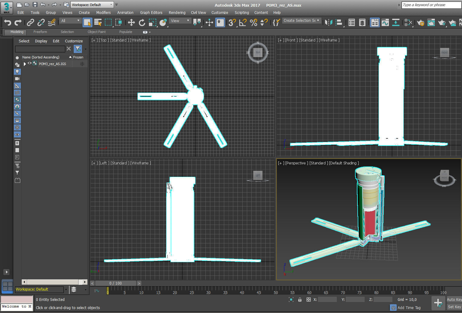 POM 3 Russian fragmentation landmine 3Dprinable moulage 3D model_14