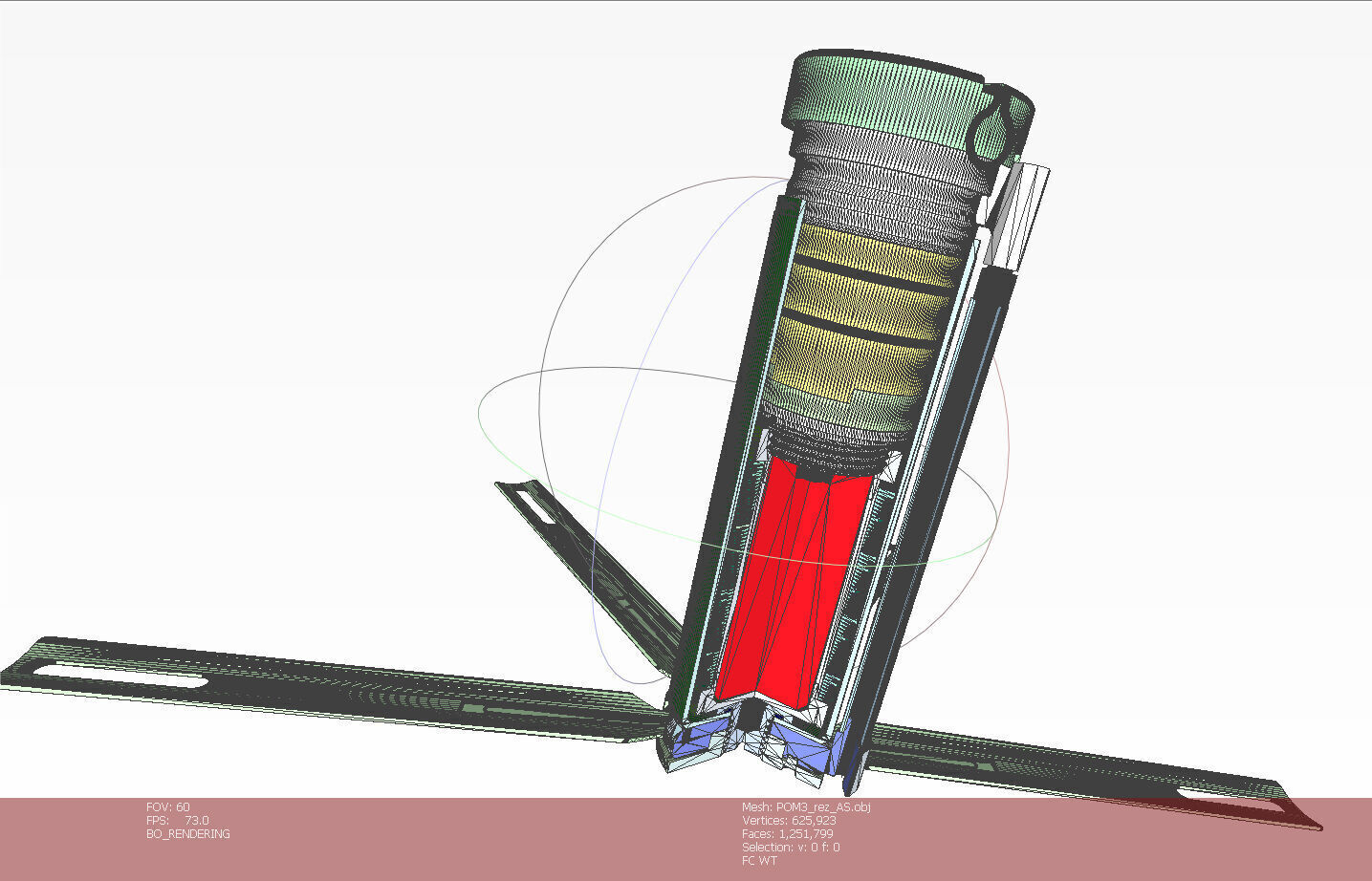 POM 3 Russian fragmentation landmine 3Dprinable moulage 3D model_21