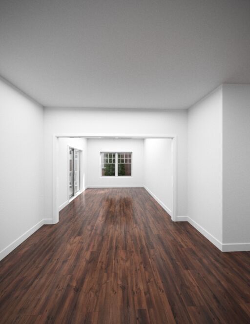 Set of 3 American Style Houses Architectural 3D Models 3D model_22