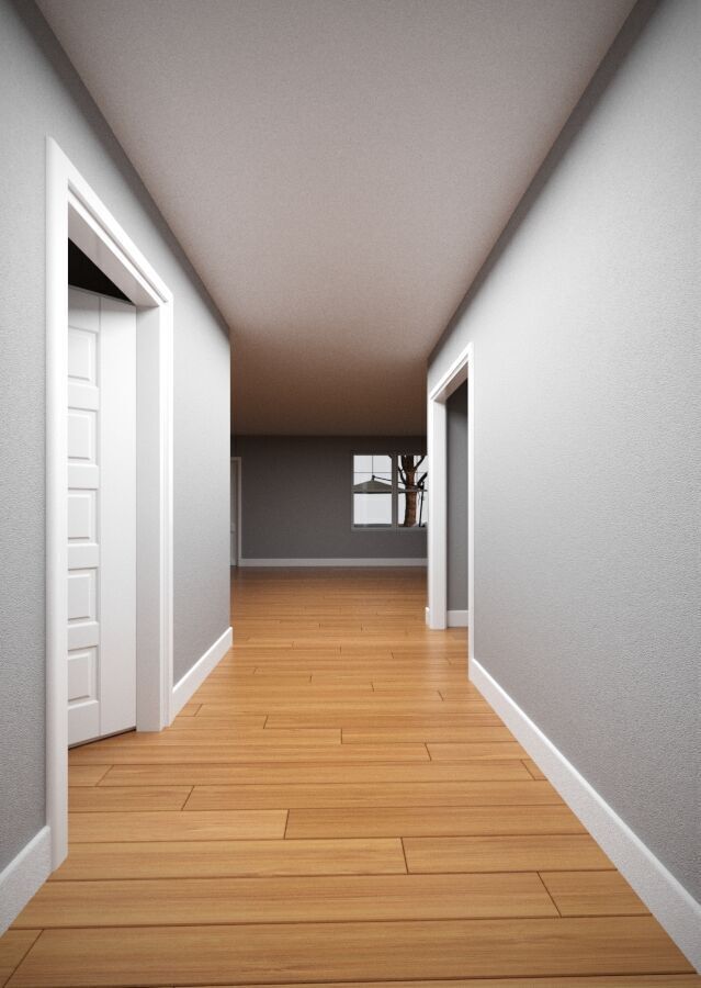 Set of 3 American Style Houses Architectural 3D Models 3D model_15