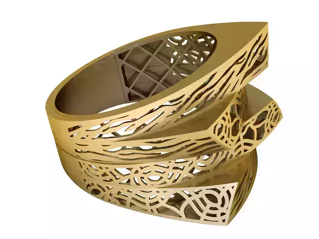 CRISTIAN COUPLE RING 3D PRINTABLE MODEL 