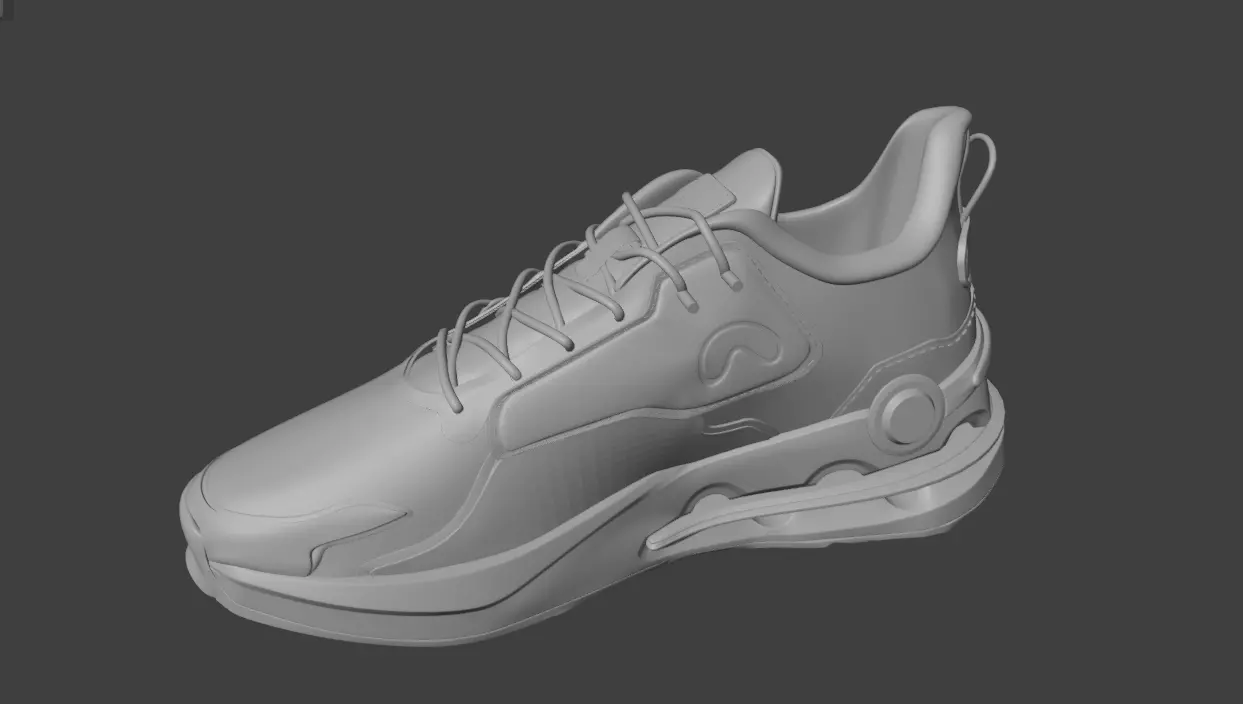Nike Shoes Adi Shoes Sneakers 3D model