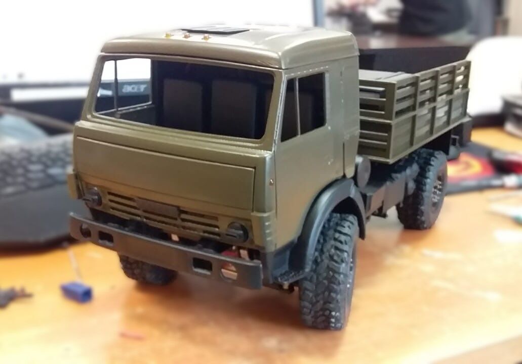 KAMAZ 5350 WPL  B36 Printable truck 3D print model_10