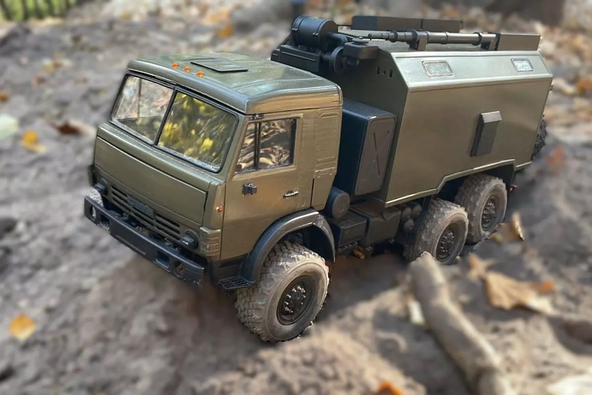 KAMAZ 5350 WPL  B36 Printable truck 3D print model_0