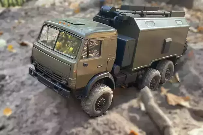 KAMAZ 5350 WPL  B36 Printable truck 3D print model