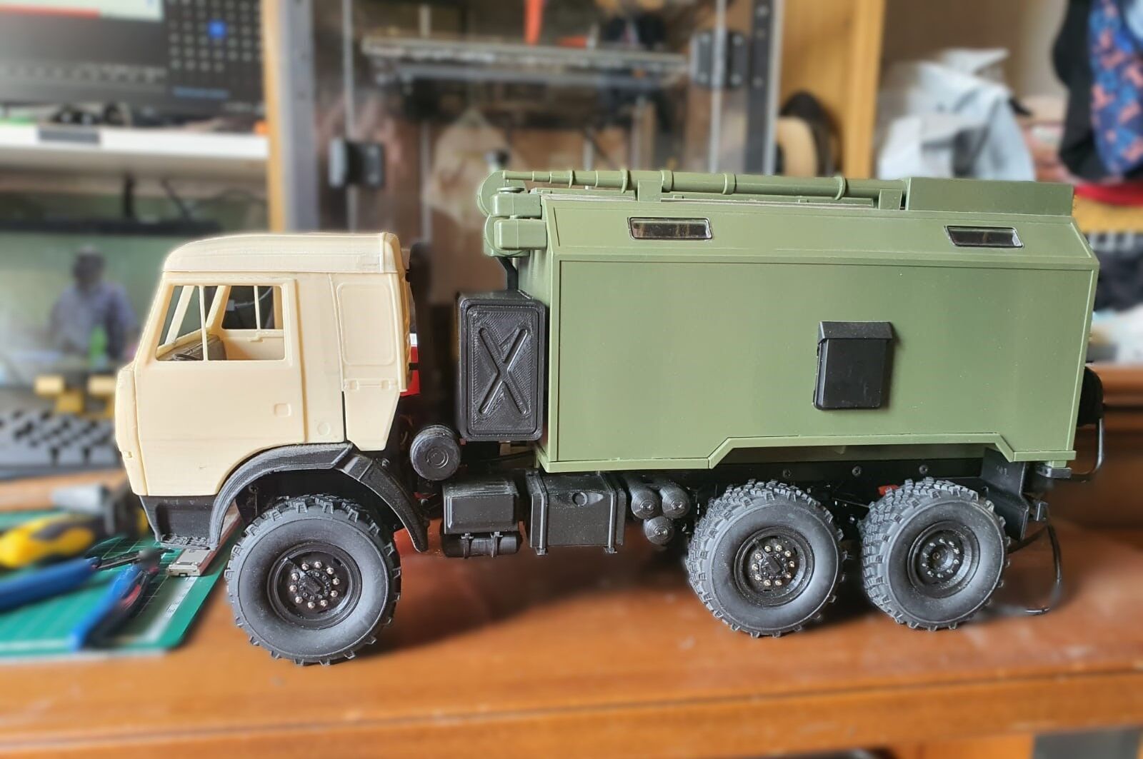 KAMAZ 5350 WPL  B36 Printable truck 3D print model_16